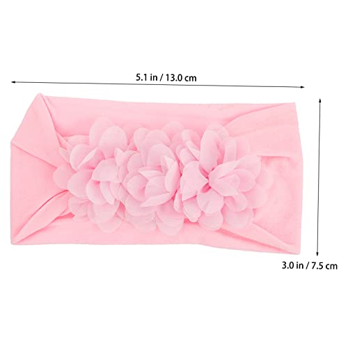 LIFKOME 3pcs Floral Bow Headband for Baby Girls 1