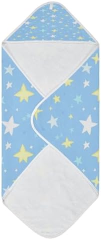 BOESI Doodle Colorful Stars Baby Bath Towel