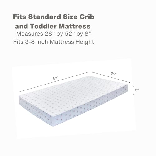 EVERYDAY KIDS 2 Pack Fitted Crib Sheets