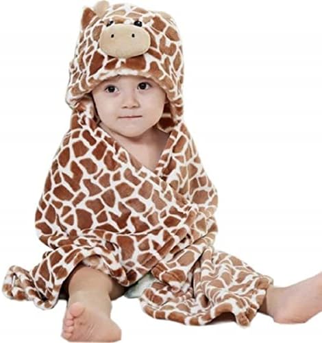 Gneliwm Baby Hooded Swaddle Wrap Blanket