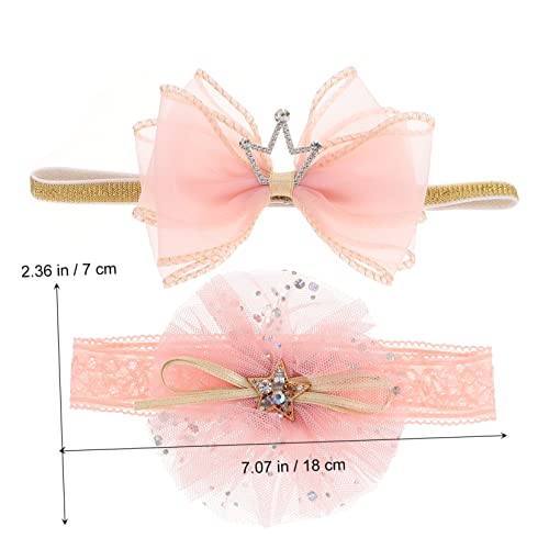 VOSAREA Baby Crown Headband for Photo Sessions and Parties