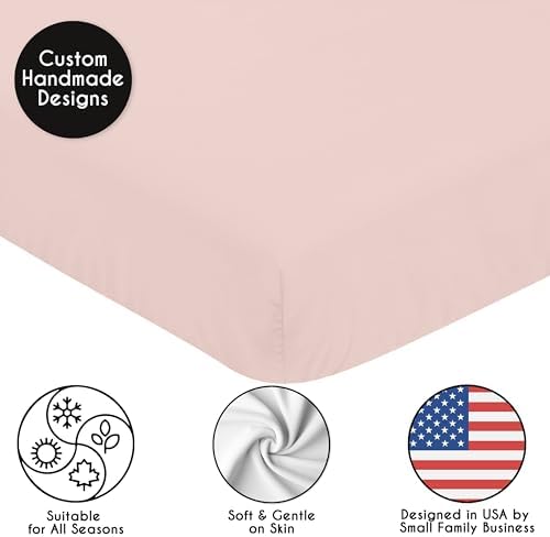 Sweet Jojo Designs Blush Pink Crib Sheet