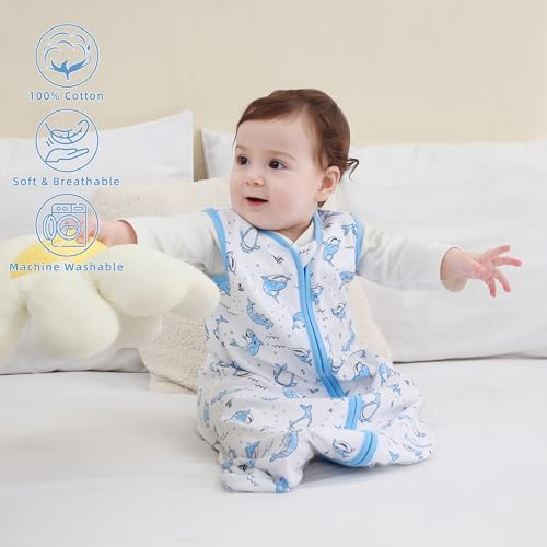 DaysU Cotton Sleep Sack with Two-Way Zipper for Newborn