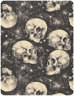 Qilmy Skeletons Crib Sheet for Baby Bed