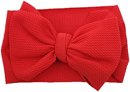 8PCS Baby Girls Bow Headbands Set Soft Elastic Hair Accessories