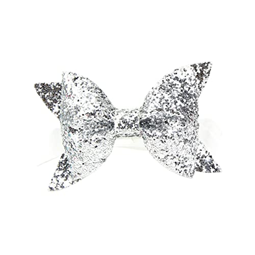 Girls Hair Ribbons Sequin Bowknot Headband for Kids