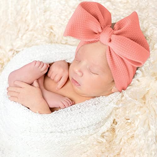 8PCS Baby Girls Bow Headbands Set Soft Elastic Hair Accessories