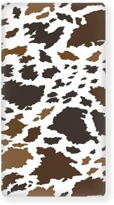 Cow Print Fitted Crib Sheet 28x52 for Toddler Bed