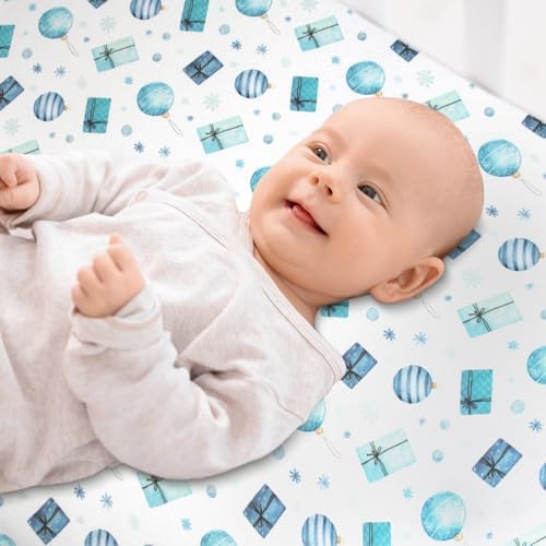 Dormlony Stretchy Fitted Crib Sheet 4 Pack with Bird Pattern