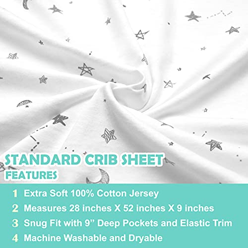 American Baby Company 2 Pack Cotton Fitted Crib Sheets