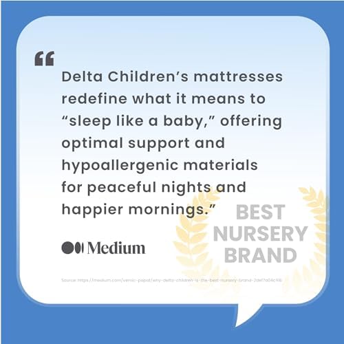 Delta Children Breathable Crib Mattress Pad Cover - Blue