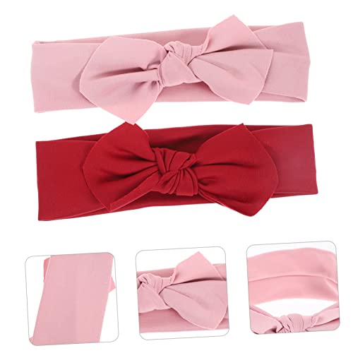 Baby Girls Hairband Set with Big Bows