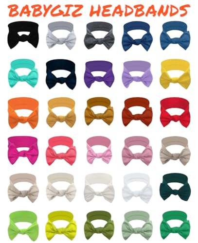 Babygiz Baby Girl Headbands with Bows Pink