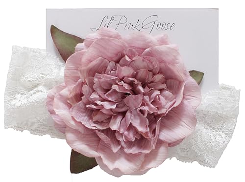Baby Girl Flower Headbands Handmade Lace Hair Bows for Infant and Kids