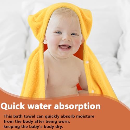 Vyndicca 2 Pack Hooded Towel for Babies