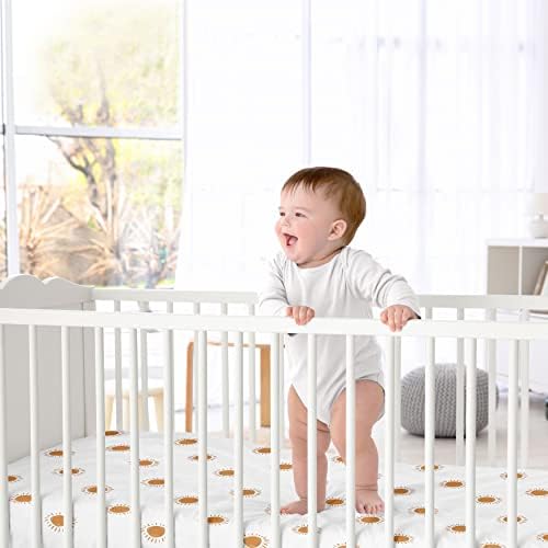 Sweet Jojo Designs Orange White Boho Crib Sheet