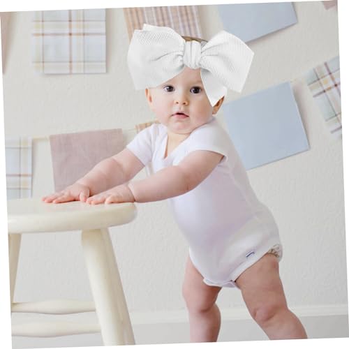 Kisangel Adjustable Bow Headbands 3 Pack for Baby Girls