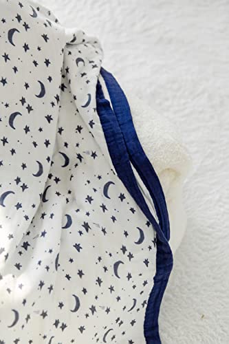 Little Jump Starry Sky Muslin Stroller Blanket