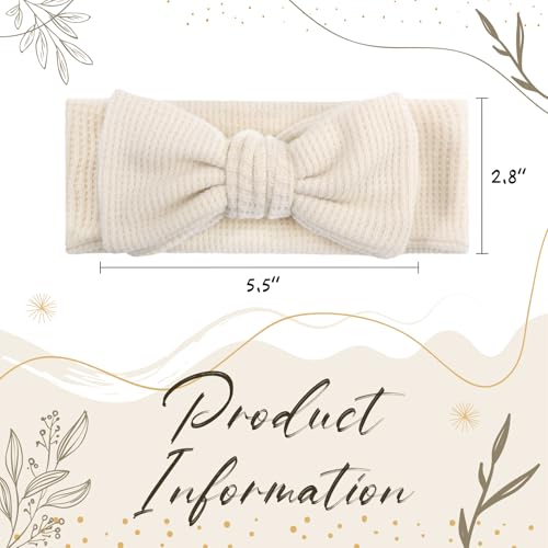 YanJie Stretchy Waffle Headbands for Baby Girls