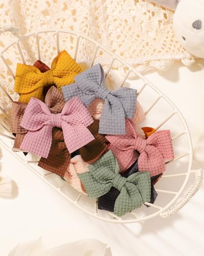 Jollybows 40pcs 4inch Baby Girls Headbands with 20pcs Mini Alligator Clips