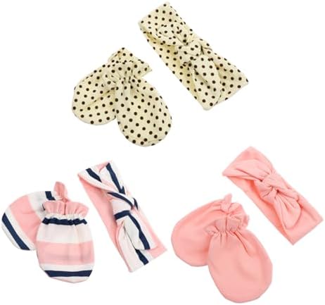 Homoyoyo Anti-Scratch Headbands for Newborns