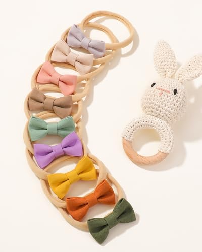 Jollybows 20pcs 2 Baby Girl Hair Bows Headbands
