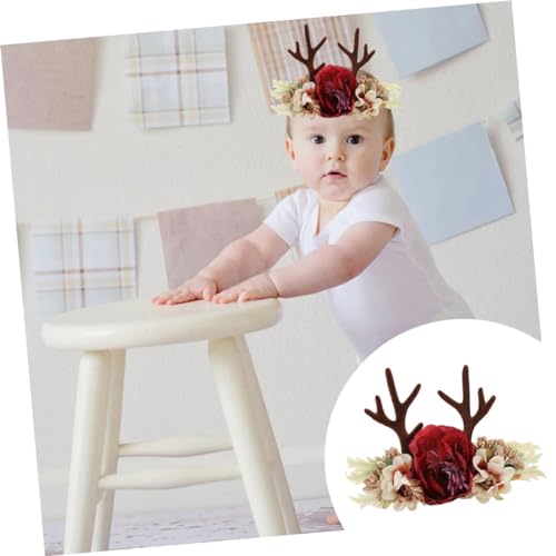 Happyyami 2Pcs Flower Headbands for Newborns and Kids