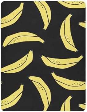 KICPOAY Tropical Banana Doodle Crib Sheets