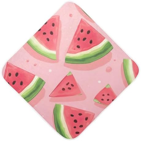 PaChyLuu Watermelon Slice Baby Hooded Towel 35x35 Inch