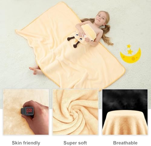 MICHLEY Giraffe Hooded Baby Towel for 0-9T