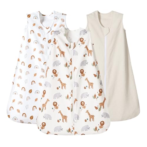 PHF 3 Pack Warm Micro-Fleece Baby Sleep Sack 6-12 Months