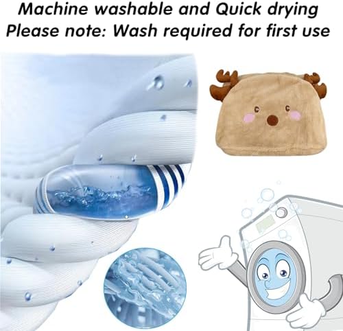 IFaryMes Toddler Bath Towel with Hood Deer Pattern
