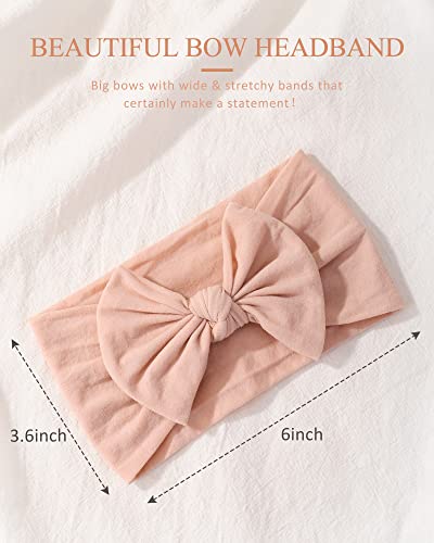 20pcs Baby Headbands with Bow Elastic Hairband