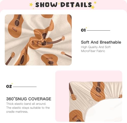 KICPOAY Soft Stretchy Crib Sheets for Baby Toddler 1