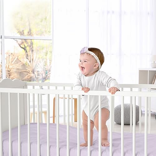 Sweet Jojo Designs Lavender Purple Fitted Crib Sheet