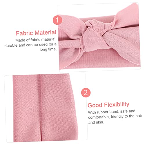 BIUDECO 2pcs Bow Headbands for Baby Girls