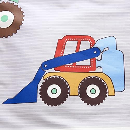 J-pinno Cars Duvet Cover Pillowcase Set for Kids