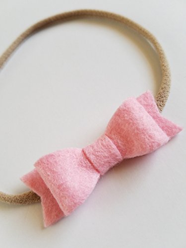 Vanaguelite Pastel Rainbow Mini Bows for Newborns