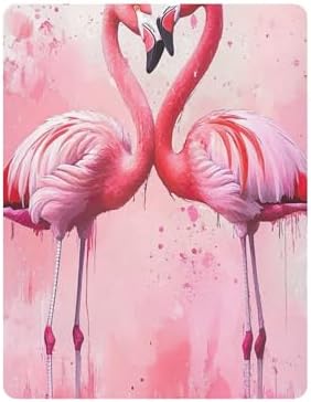 Qilmy Flamingos in Love Fitted Crib Sheet for Baby Sleep
