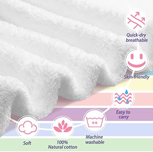 Moukeren Unicorn Hooded Towel for Kids 50x30 Inch