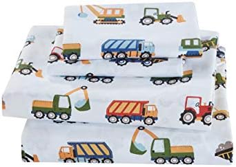 Fancy Linen Crib Sheet Set for Boys and Girls