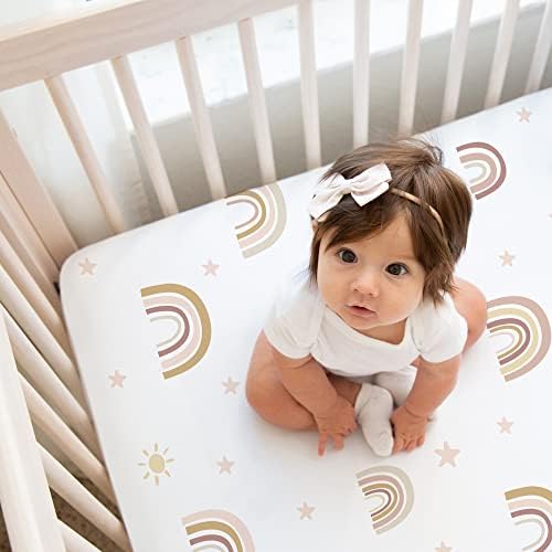 Sweet Jojo Designs Boho Rainbow Crib Sheet Set 2 Pack