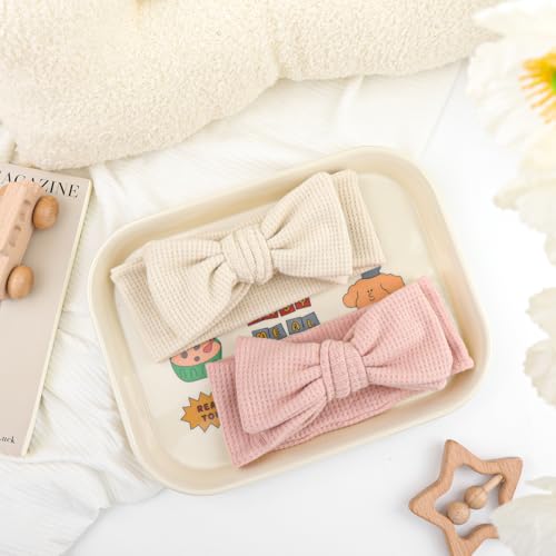 YanJie Stretchy Waffle Headbands for Baby Girls