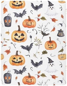 Qilmy Halloween Fitted Crib Sheet for Baby