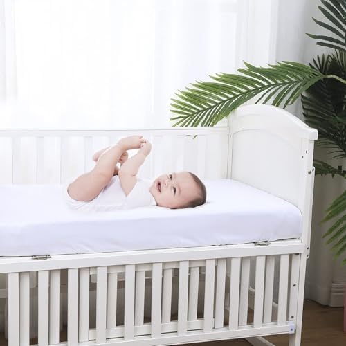 Shunjie Home Bamboo Viscose Crib Sheet 52x288 Inch