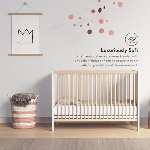 Tafts Crib Sheets - 100 Bamboo Viscose 8 Inch Deep Pocket