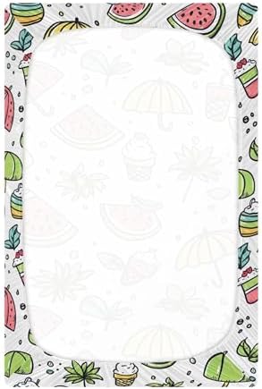 Qilmy Soft Breathable Crib Sheet for Baby