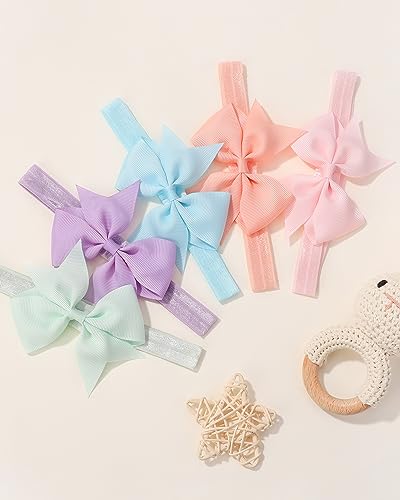Jollybows 18pcs Baby Girls Headband Chiffon Flower and 40pcs Hair Bows Accessories