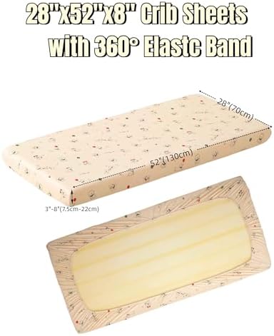 SDY Dog Jersey Crib Sheets 2 Pack Fitted