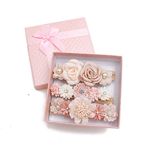 Cherrboll 3pcs Baby Girl Headbands Flowers